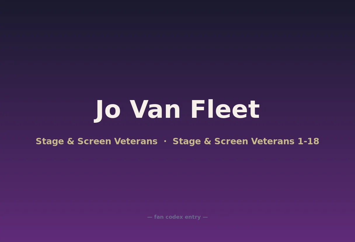 Jo Van Fleet